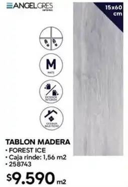 Construmart Angel gres tablon madera oferta