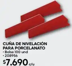 Construmart Cuña de nivelación para porcelanato oferta