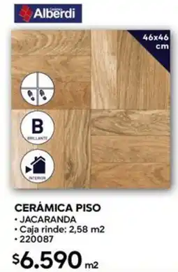 Construmart Alberdi cerámica piso oferta