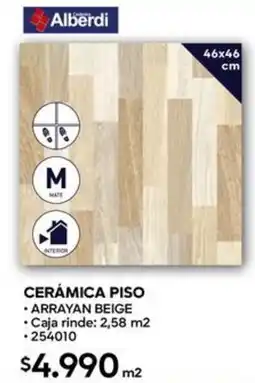 Construmart Alberdi cerámica piso oferta
