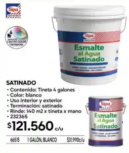 Construmart Sipa satinado oferta