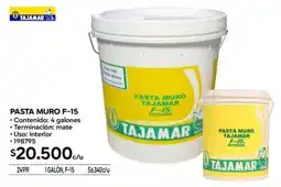 Construmart Tajamar pasta muro F-15 oferta