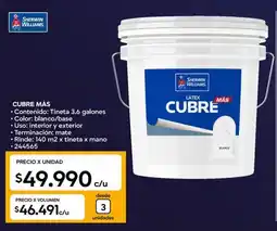 Construmart Sherwin williams cubre más oferta