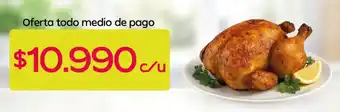 Tottus pollo asado entero