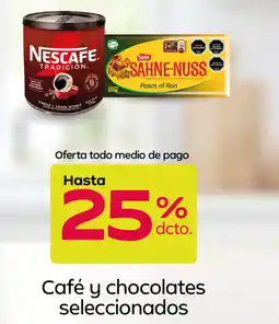 Tottus Café y chocolates seleccionados oferta