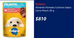 Lider Pedigree alimento húmedo cachorro sabor carne pouch oferta