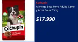 Lider Cachupin alimento seco perro adulto carne y arroz bolsa oferta