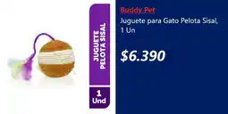 Lider Buddy pet juguete para gato pelota sisal oferta