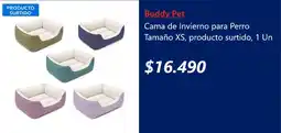 Lider Buddy pet cama de invierno para perro tamaño xs, producto surtido oferta