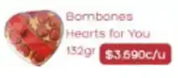 Supermercados Romanini Hearts for you bombones oferta