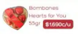 Supermercados Romanini Hearts for you bombones oferta
