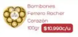 Supermercados Romanini Ferrero rocher corazón bombones oferta