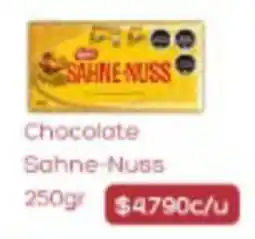 Supermercados Romanini Sahne-nuss chocolate oferta