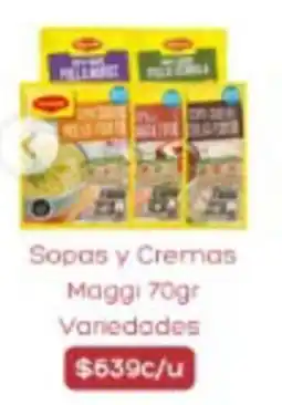Supermercados Romanini Maggi sopas y cremas vanedades oferta