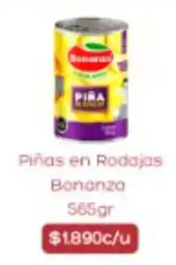 Supermercados Romanini Bonanza piñas en rodajas oferta