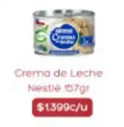 Supermercados Romanini Nestlé crema de leche oferta