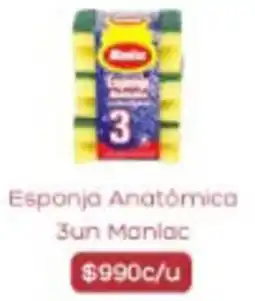 Supermercados Romanini Maniac esponja anatómica oferta