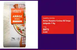Unimarc Nuestra cocina arroz g2 largo delgado oferta