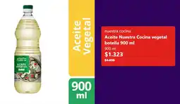 Unimarc Nuestra cocina aceite vegetal botella oferta