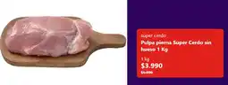 Unimarc Super cerdo pulpa pierna sin hueso oferta