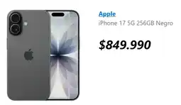 Lider Apple iPhone 17 oferta