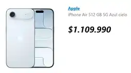 Lider Apple iPhone air oferta