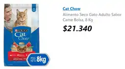 Lider Cat chow alimento seco gato adulto sabor carne bolsa oferta