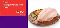 Santa Isabel Pechuga entera de pollo a granel oferta