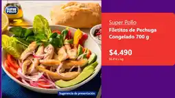 Santa Isabel Super pollo sugerencia de presentación congelado oferta