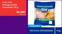 Santa Isabel Super pollo pechuga de pollo deshuesada oferta