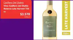Santa Isabel Casillero del diablo vino casillero del diablo reserva late harvest oferta