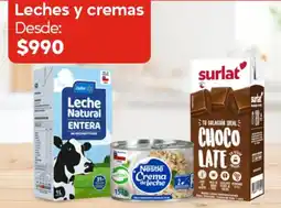 Super Bodega a Cuenta Leches y cremas oferta