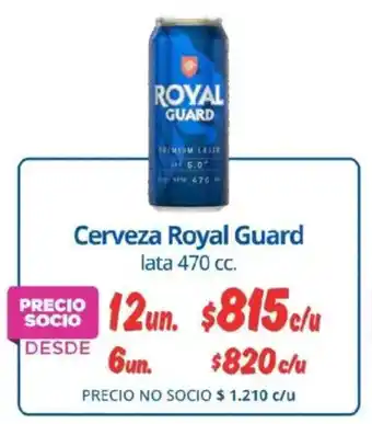 Royal guard cerveza lata