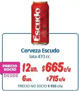 Alvi Escudo cerveza lata oferta