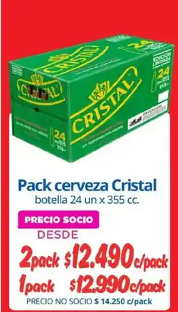 Alvi Cristal pack cerveza botella oferta