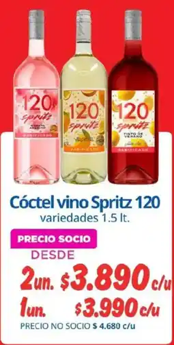 Alvi 120 spritz cóctel vino oferta