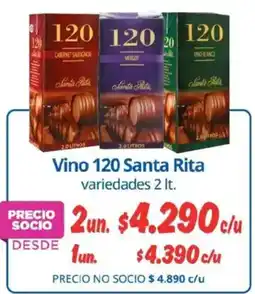 Alvi 120 santa rita vino oferta