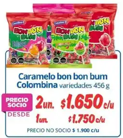 Alvi Bon bon bum caramelo colombina variedades oferta