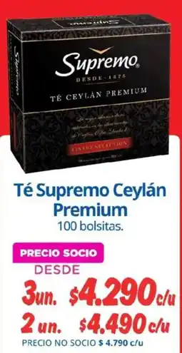 Alvi Té supremo ceylán premium oferta
