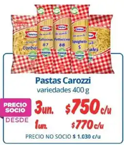 Alvi Carozzi pastas variedades oferta