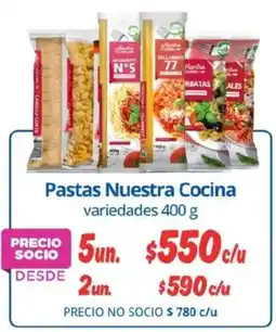Alvi Nuestra cocina pastas variedades oferta