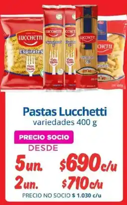 Alvi Lucchetti pastas variedades oferta