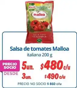 Alvi Malloa salsa de tomates italiana oferta