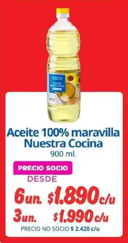 Alvi Nuestra cocina aceite 100% maravilla oferta