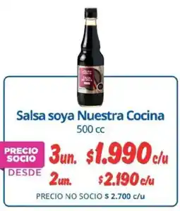 Alvi Nuestra cocina salsa soya oferta