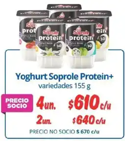 Alvi Soprole yoghurt protein+ variedades oferta