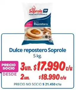 Alvi Soprole dulce repostero oferta