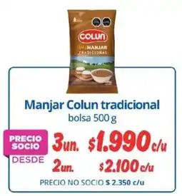 Alvi Colun manjar tradicional bolsa oferta