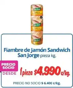 Alvi San jorge fiambre de jamón sandwich oferta