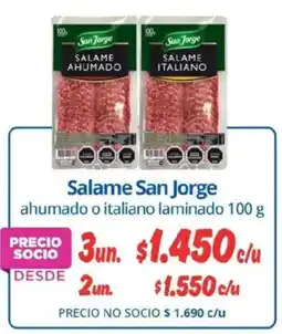 Alvi San jorge salame ahumado o italiano laminado oferta
